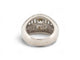 Bague 51 Bague bandeau en or blanc 18k, 75 diamants, 3,90 ct, taille 51 58 Facettes 277454