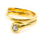 Bague 61 Bague serpent en or jaune 14k avec diamant taille ancienne 58 Facettes 8453BA8C7C514FD8B8F01E953833235F