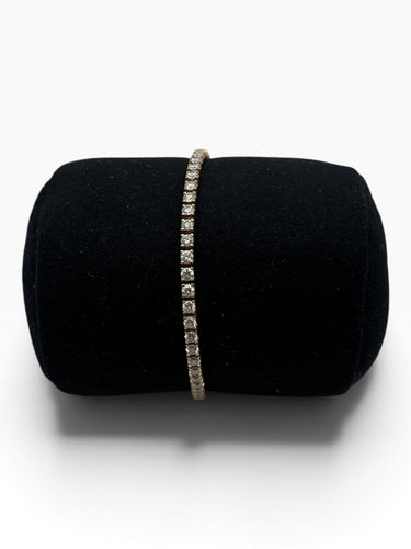 Bracelet Cartier Lignes Essentielles - Bracelet en or rose 18 carats avec diamants 58 Facettes Cartier-tenis-bracelet