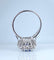 Bague 56 Bague marguerite en or blanc 18 carats, saphir de Ceylan et diamants 58 Facettes AB750