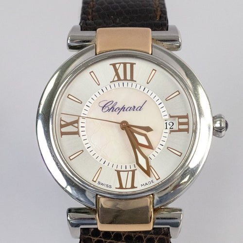 Montre Chopard Impériale - Montre 36 mm en acier et or rose, cadran en nacre 58 Facettes