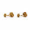 Boutons de manchette Hermès x Georges L'Enfant - Boutons de manchette en or jaune 750 58 Facettes 260294R