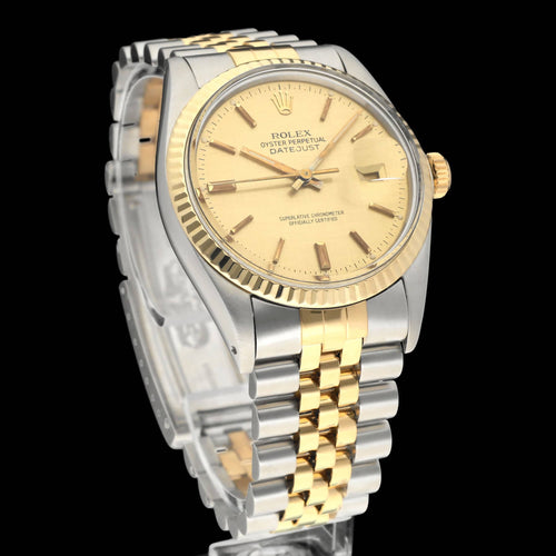 Montre Rolex - Montre Datejust 16013 à cadran lin, 1985 58 Facettes ROL/DJ1/1598