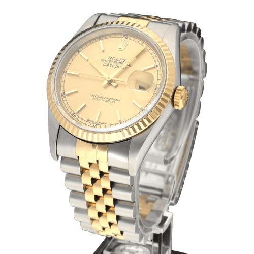 Montre Rolex Datejust - Montre automatique en or et acier, 36 mm, 1998 58 Facettes ROL/DJ1/1580