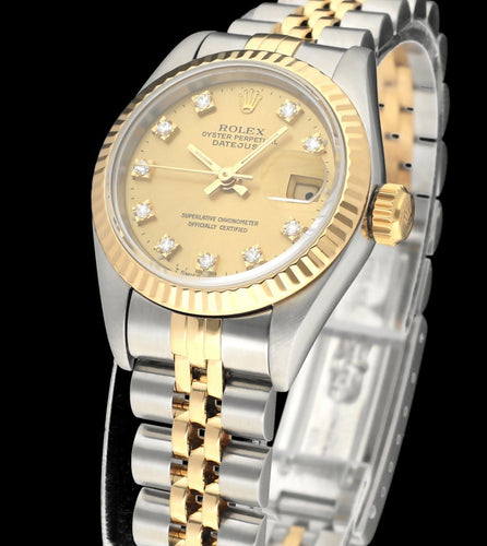 Montre Rolex - Montre Lady-Datejust 69173G, 1995 58 Facettes ROL/LDJ/802