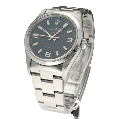 Montre Rolex Air King Precision - Montre automatique en acier, réf. 14000, 1997 58 Facettes ROL/AIK/247