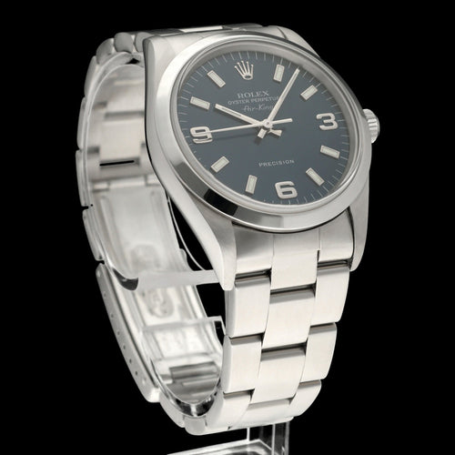 Montre Rolex Air King Precision - Montre automatique en acier, réf. 14000, 1997 58 Facettes ROL/AIK/247