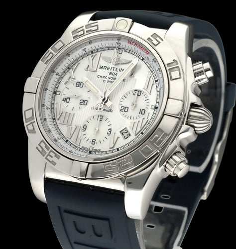 Montre Breitling - Montre Chronomat 44 AB0110, cadran en nacre, 2015, boîte et papiers 58 Facettes BTL/CHM/251