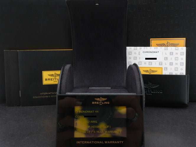 Montre Breitling - Montre Chronomat 44 AB0110, cadran en nacre, 2015, boîte et papiers 58 Facettes BTL/CHM/251
