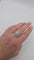 Bague 61 MATY - Bague bandeau croisée en or gris 18 carats et diamants 0,50 ct 58 Facettes BAGUE MATY