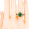 Bague 54 Bague vintage émeraude et diamants en or jaune et blanc 14k 58 Facettes E67256F434934830B7C565629B701C58
