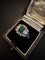 Bague 54 Bague en platine avec émeraude et diamants, années 1950 58 Facettes Ref 4323MT