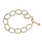 Bracelet Bracelet à anneaux en or rose et blanc 18 kt avec diamants 58 Facettes G4055