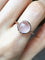 Bague 54.5 Bague en or rose 18k avec quartz rose 58 Facettes 312