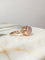 Bague 54.5 Bague en or rose 18k avec quartz rose 58 Facettes 312