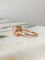 Bague 54.5 Bague en or rose 18k avec quartz rose 58 Facettes 312