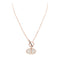 Collier Hermès - Collier Chaîne d’Ancre Contour en or rose 750 et diamants 58 Facettes 36087