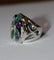 Bague 50 Bague en or blanc 750/1000, aigues-marines, émeraudes, améthyste et diamants 58 Facettes 8