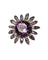 Bague 54 Mauboussin - Bague fleur vintage en or blanc 750, améthystes et diamants 58 Facettes 7