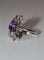 Bague 54 Mauboussin - Bague fleur vintage en or blanc 750, améthystes et diamants 58 Facettes 7