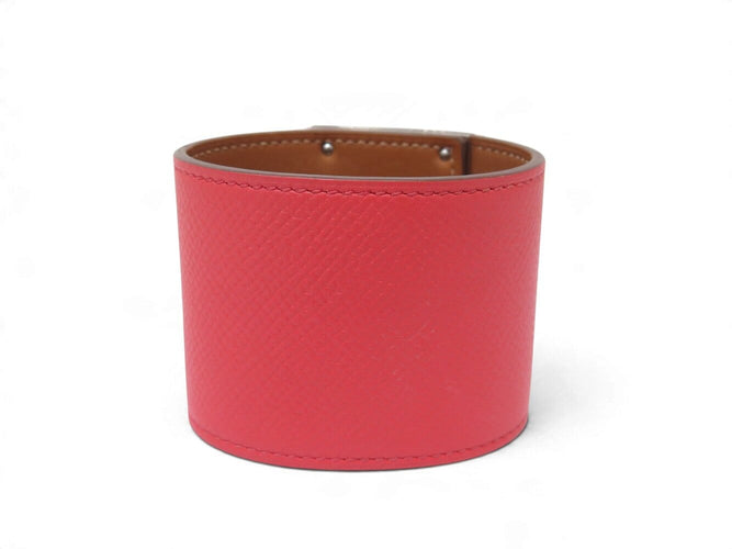 Bracelet Hermès - Bracelet Extreme Kelly Dog en cuir Epsom rose, taille S/2 58 Facettes 277434