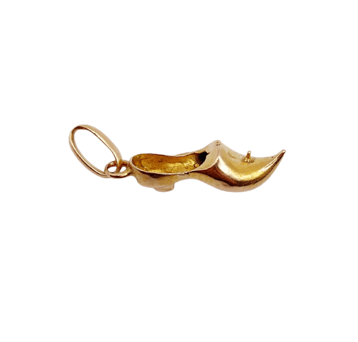 Pendentif Pendentif vintage en or 18k, chaussure ou babouche 58 Facettes A07979