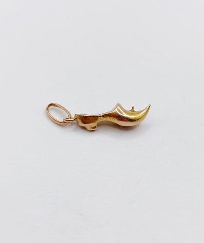 Pendentif Pendentif vintage en or 18k, chaussure ou babouche 58 Facettes A07979