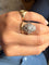 Bague 53 Bague Dôme Art déco en or blanc et platine, diamants 58 Facettes FNZNOZZ