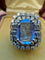 Bague 58 Bague Pompadour en or blanc, saphir de Ceylan et diamants 58 Facettes zdkdzoaa