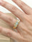 Bague 51.5 Bague trilogie en or jaune 18 ct, diamants et topaze bleue 58 Facettes CV-152