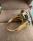 Bague 57 Pompadour - Bague en or blanc et or jaune, rubis et diamants 58 Facettes nklm
