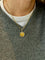 Pendentif A. Augis - Médaille d’amour en platine et or jaune, rubis et diamants 58 Facettes Augis R