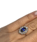 Bague 49 Bague Pompadour en or blanc 18k et platine, diamants et saphir 58 Facettes BOP/260077
