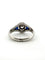 Bague 61 Bague Art déco en or blanc 18k avec diamant taille ancienne et saphirs 58 Facettes 562/26 B