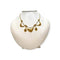 Collier Collier à motifs floraux et pampilles en or jaune 750 58 Facettes 330104545