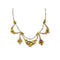 Collier Collier à motifs floraux et pampilles en or jaune 750 58 Facettes 330104545