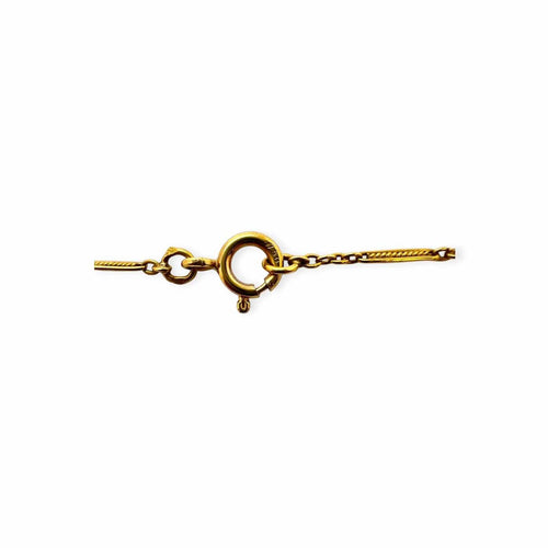 Collier Collier à motifs floraux et pampilles en or jaune 750 58 Facettes 330104545