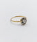 Bague 53 Bague solitaire ancienne en or 18k, diamant taille rose, vers 1910 58 Facettes A07991