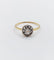 Bague 53 Bague solitaire ancienne en or 18k, diamant taille rose, vers 1910 58 Facettes A07991