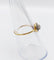 Bague 53 Bague solitaire ancienne en or 18k, diamant taille rose, vers 1910 58 Facettes A07991