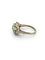 Bague 53 Bague trilogie Art déco en or blanc 18 carats avec diamants taille ancienne 58 Facettes 607/26 A