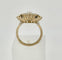 Bague 53 Bague ciselée en or jaune et blanc 18 carats, diamants 58 Facettes Bague Cisele