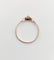 Bague 57 Bague solitaire en or rose 18k et platine, diamant taille ancienne, vers 1890 58 Facettes A07992