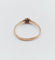 Bague 57 Bague solitaire en or rose 18k et platine, diamant taille ancienne, vers 1890 58 Facettes A07992