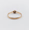 Bague 57 Bague solitaire en or rose 18k et platine, diamant taille ancienne, vers 1890 58 Facettes A07992
