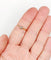 Bague 57 Bague solitaire en or rose 18k et platine, diamant taille ancienne, vers 1890 58 Facettes A07992