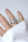 Bague 56 Bague Art déco octogonale en platine, diamants 1 ct 58 Facettes