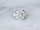 Bague 56 Bague Art déco octogonale en platine, diamants 1 ct 58 Facettes