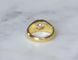 Bague 52 Bague jonc en or jaune avec diamant taille ancienne de 1,15 ct 58 Facettes