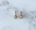 Boucles d'oreilles Boucles d’oreilles dormeuses anciennes - Diamants, or rose et platine 58 Facettes